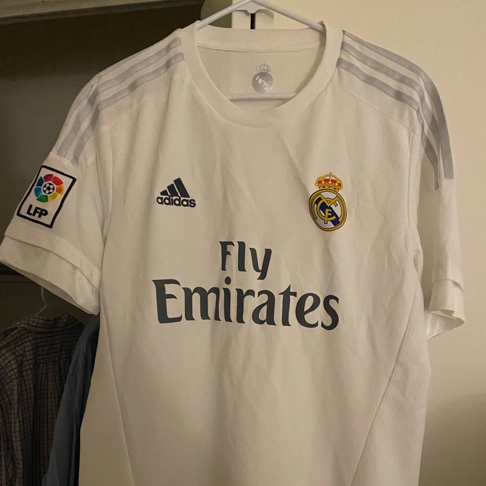Adidas Soccer Real Madrid Jersey (Climacool). Size Large.